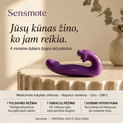 Sensmote™ 4 viename dubens dugno aktyvatorius